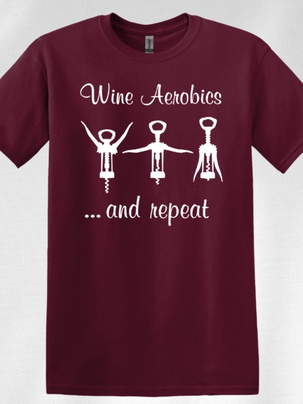 Wine Aerobics Short Sleeve Tshirt